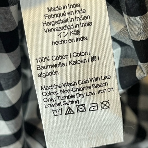 J Crew Cottage cotton poplin top gingham BP623 (2023 style) - Picture 13 of 14